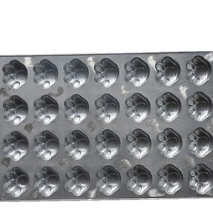 商用连熊掌鸡烤箱食品级沾卡通动物鸡烤盘铝模具