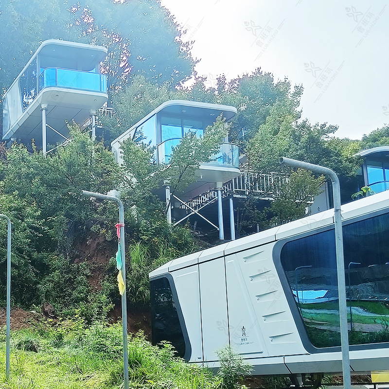 可移动景观农场度假村民宿房屋 户外智能便捷式移动露营太空舱
