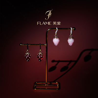 FLAME草莓夹女身体挂饰K9纯欲cos手作吊坠