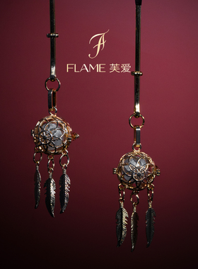 FLAME发光天使铃铛乳夹金属
