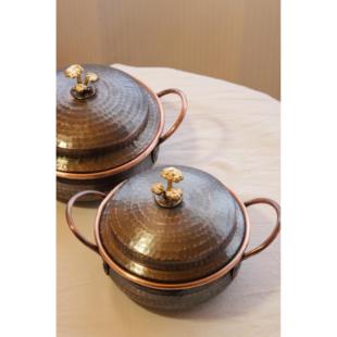 一人食小锅米线锅云南手工铜锅家用火锅汤锅韩式煮面锅洋芋焖饭锅