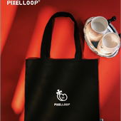 黑色单肩包 小众创意百搭设计款 祈祷之手专属款 原创IP帆布袋