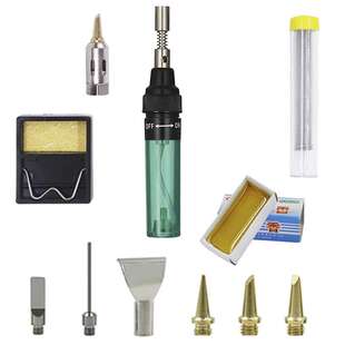 瓦斯烙铁套装 气体电烙铁组合 发热芯 热风铲刀头 泡沫切割烙铁头