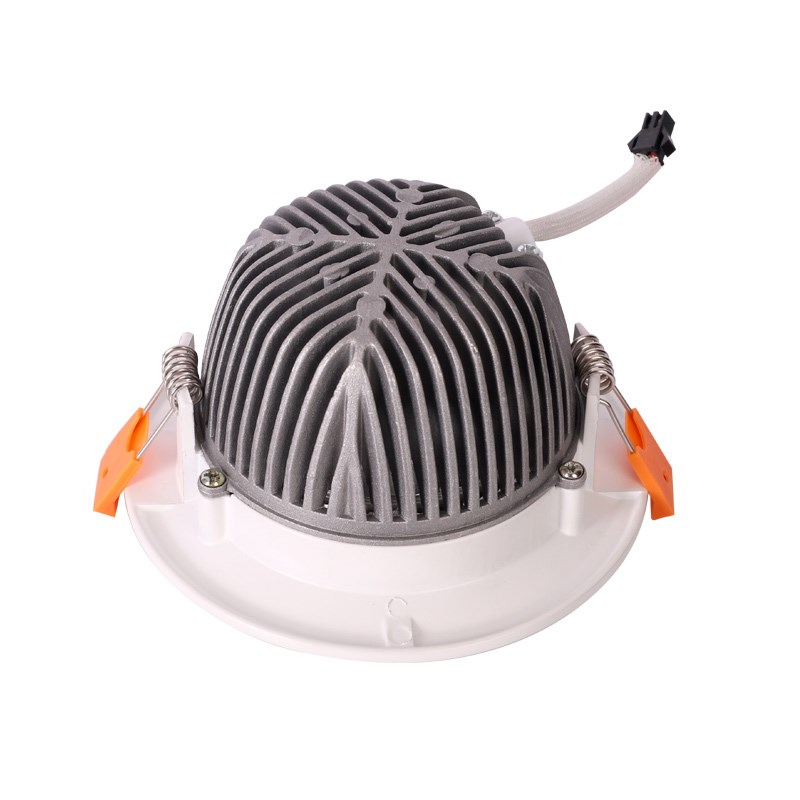 嵌入式LED筒灯天花射灯家用客厅过道吊顶护眼玄关过道COB防眩筒灯