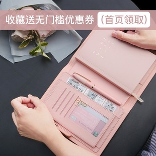 商务高档精美笔记本本子女生款便携随身小巧记事本手帐本定制logo