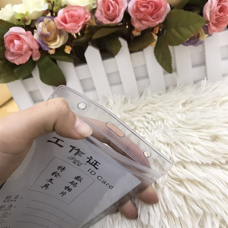 透明软胶套PVC防水卡套商品标价签皮套窗帘服装衣服店吊牌袋价格