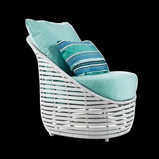 莫家创意北欧藤艺沙发椅阳光房别墅庭院休闲户外沙滩泳池编藤沙发