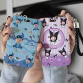 发照片定制卡套可爱儿童巴士卡套保护套写名字电话防丢挂牌