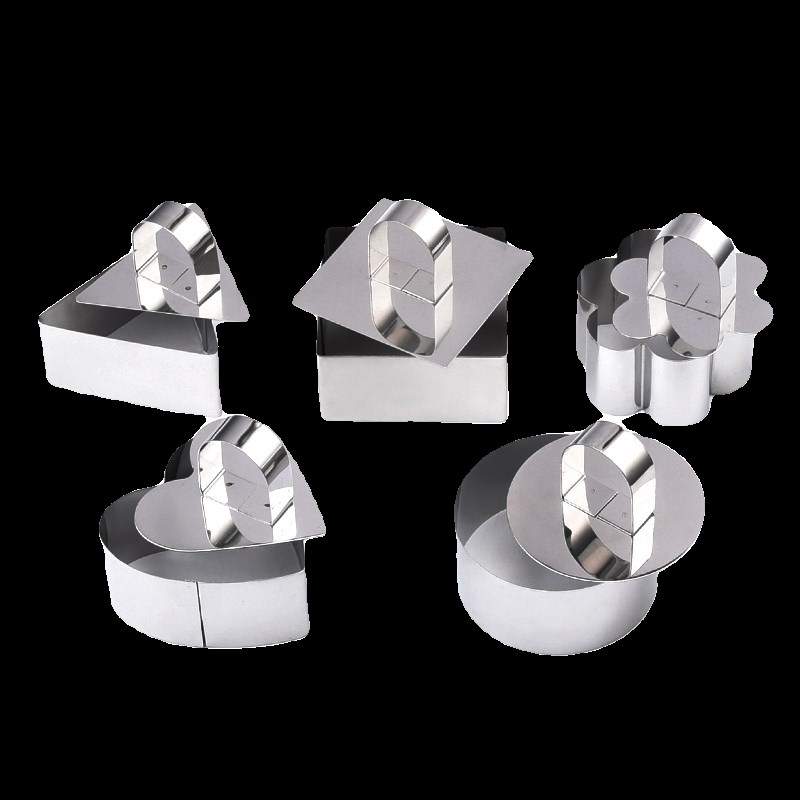 不锈钢造型模具凉菜圆形菜品三件套商用工具酒店厨房创意冷菜摆盘