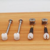 家居家具三合一二合一连接件电脑桌电视柜抽屉书桌茶几螺丝拼接件