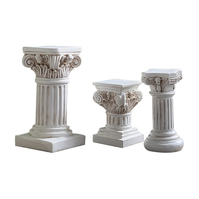 欧式复古罗马柱摆件古董风家居客厅酒柜橱窗桌面装饰工艺品