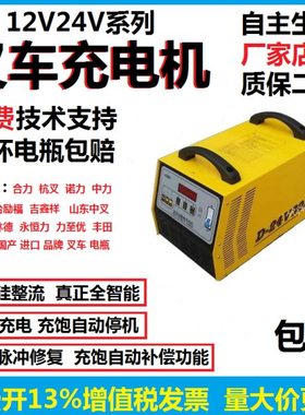 通用电动叉车充电机充电器合力诺力杭州中力龙工12V24V18A350A