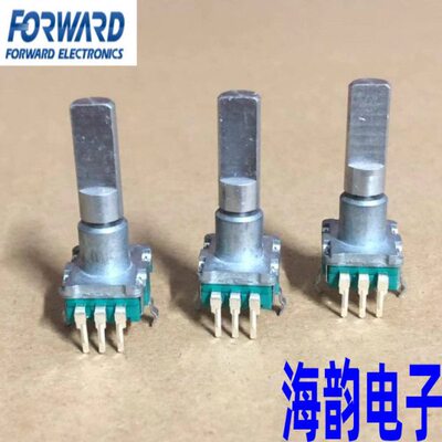 台湾福华EC11编码器20定位20数字脉冲旋转电位器音量调节按键开关