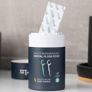 Grin进口牙线家庭装牙签线剔牙线超细牙线棒扁线独立包装便携环保