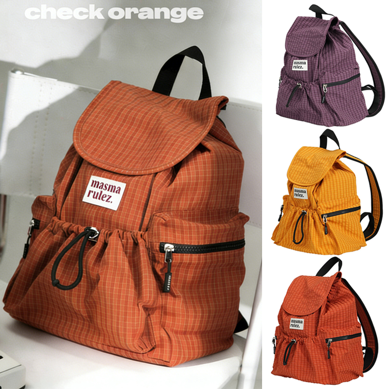 MASMARULEZ韩国正品现货迷你双肩包出游上班上学通勤女生背包灰色