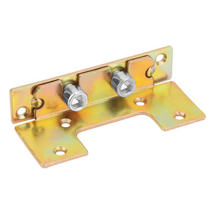 加厚重型床铰链连接件木床插床挂钩五金床挂扣角码床固定家具