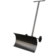 手推除雪车手动雪地除雪铲加厚加宽雪轮式 推雪铲环卫地面雪铲子