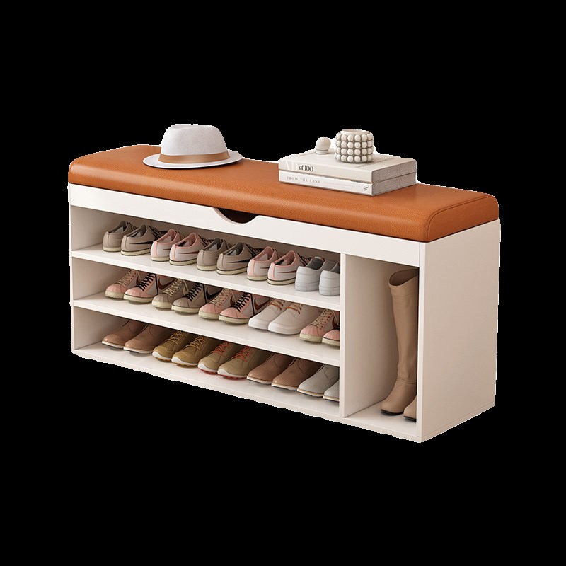 换鞋凳家用门口鞋柜坐凳一体简易鞋架进门软包坐垫可坐入户穿鞋凳