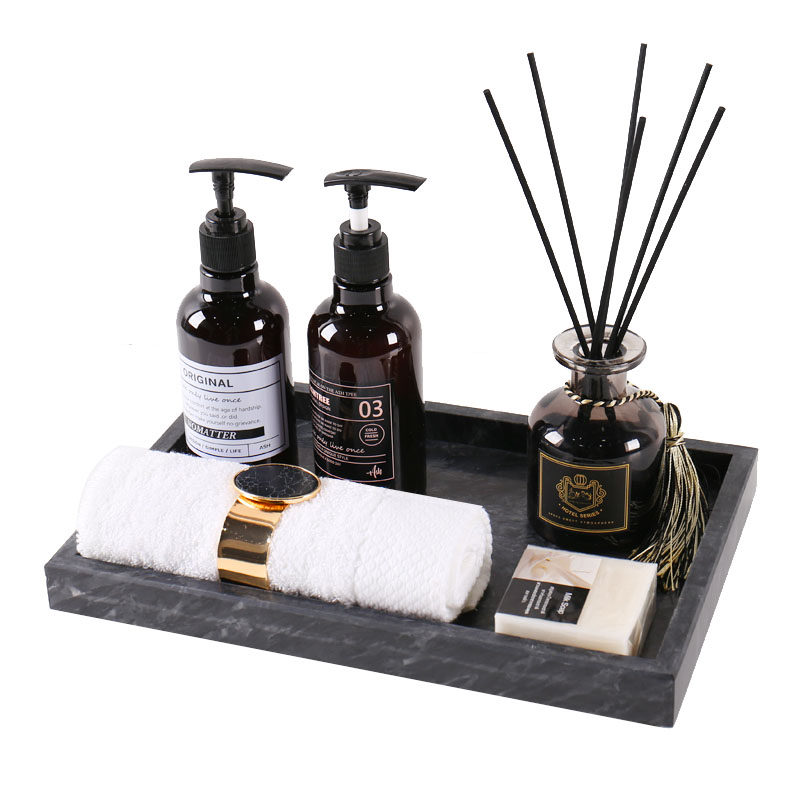 卫生间软装饰品摆件酒店样板间浴室大理石托盘收纳长方形轻奢摆设,家居饰品,装饰摆件,淘宝优惠券,粉丝福利购,淘宝优惠卷