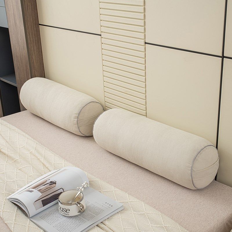圆柱枕头腰枕腿枕沙发长条靠垫床上靠枕客厅抱枕糖果枕圆枕灯芯绒
