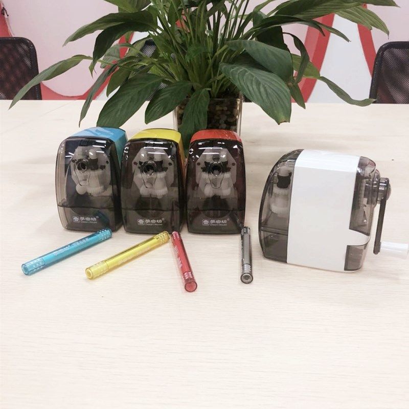 梦宫坊致简9009铅笔卷笔机转笔削笔器自动进笔附赠笔套送人礼品