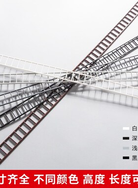 安辰款超市货架护栏边缘挡板PP料隔断护栏层板加高厚挡板货架围栏