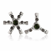 分流器 包邮 CO2 四一拖六 一拖二三 牧梵二氧化碳多通分路器