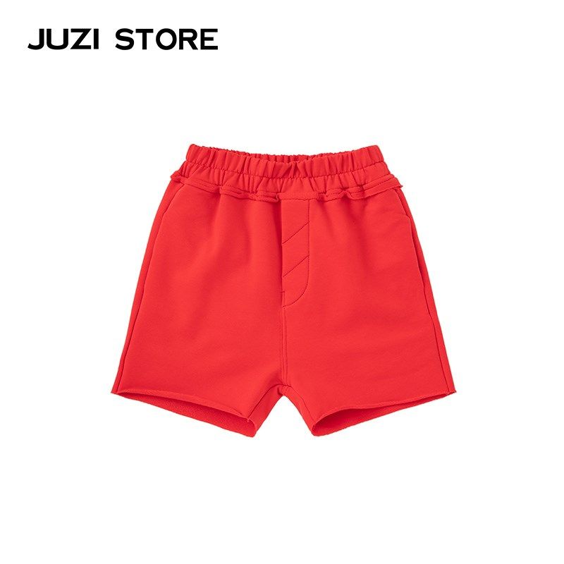 JUZI STORE童装休闲短裤毛圈基本款下装中裤中性男童女童1930544,童装/婴儿装/亲子装,裤子,淘宝优惠券,粉丝福利购,淘宝优惠卷