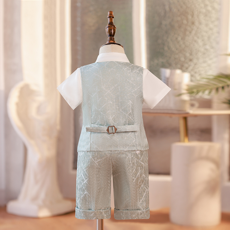 男童西装套装夏季2023新款周岁礼服男宝生日儿童花童主持人小西服