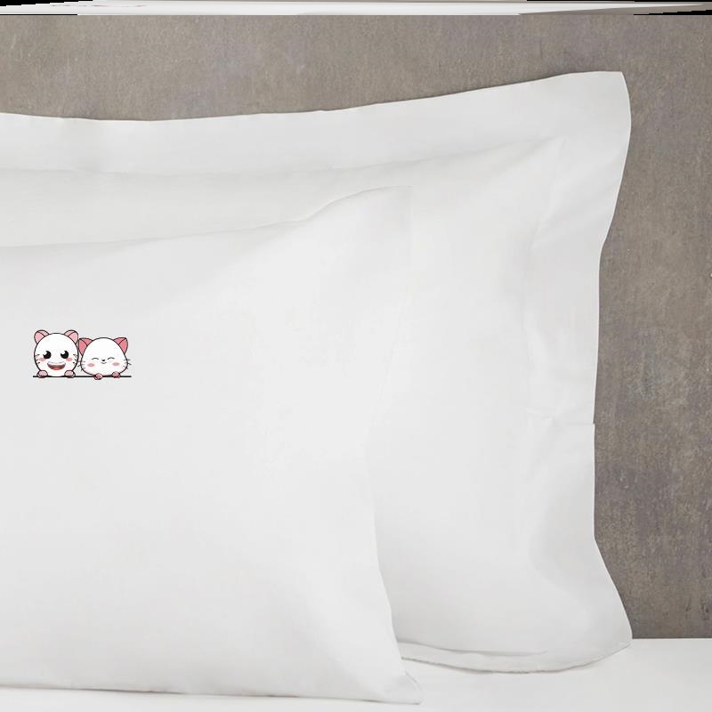 大枕套纯棉100全棉一对装48cmx74cm大尺寸50x8060x90酒店用6585