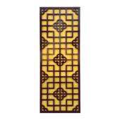 玄关吊顶镂空背景墙格天板造型通板屏风