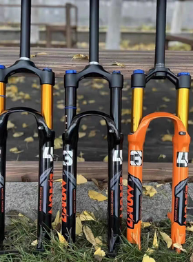 正品玛卡威前叉34管130行程26 27.5寸快拆超软避震肩控气压前叉