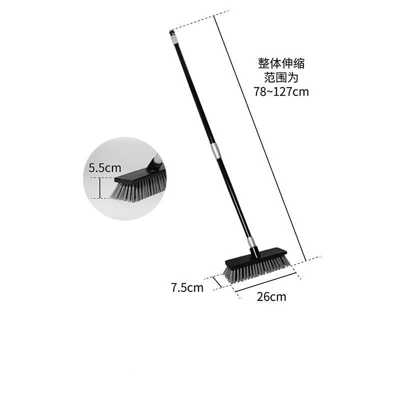 鱼池硬毛除藻隙刷ZGY养池鱼缸别墅酒店庭浴室地殖缝长柄清家洁刷