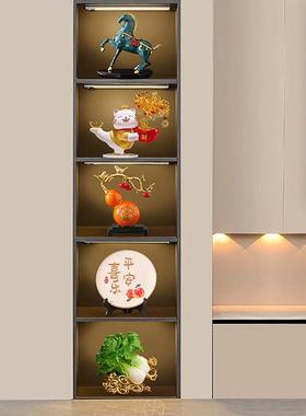 贝海代酒装饰品摆件轻奢高档客厅玄关餐柜边柜家现居工海HBH-酒柜