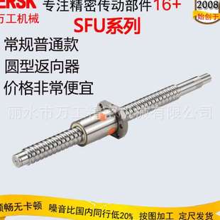加工SFU1204C7微型滚珠丝杠副套装 L1000mm国产C7精密丝杆