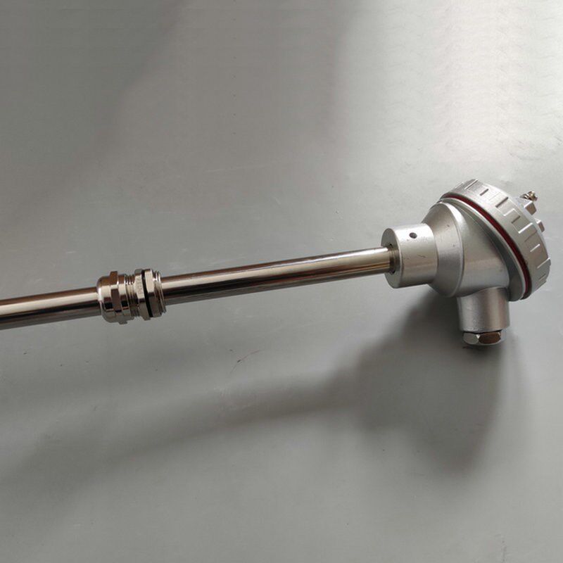 PT100热电偶T K型E型压簧式热电偶可调压簧温控仪探头