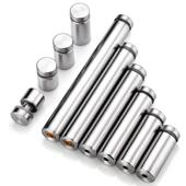 广告钉广告牌装 饰钉304不锈钢镜钉遮丑盖亚克力板钉帽玻璃固定钉