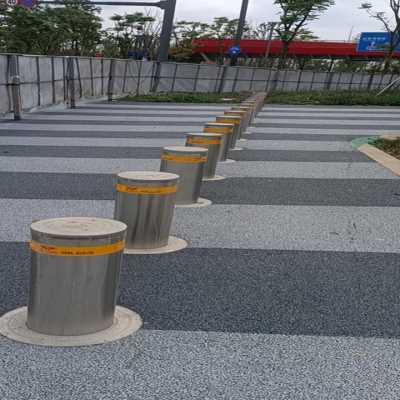 全自动升降柱智能遥控液压电动304不锈钢学校拦车路障立柱隔离桩