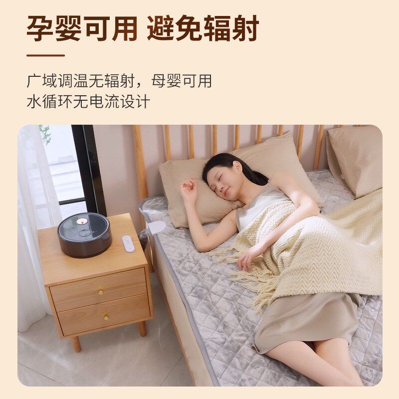 水暖毯家用电热水循环暖水毯智能语音遥控定时恒温发热毯