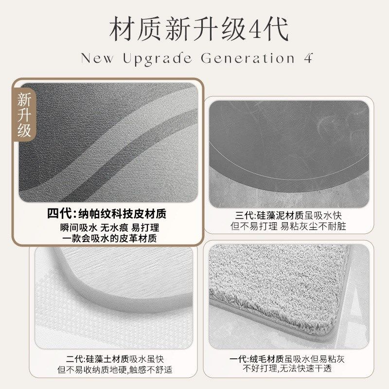 厨房地垫家用吸水吸油防滑脚垫可擦免洗耐脏进门长条垫子门垫,居家布艺,家用脚垫,淘宝优惠券,粉丝福利购,淘宝优惠卷