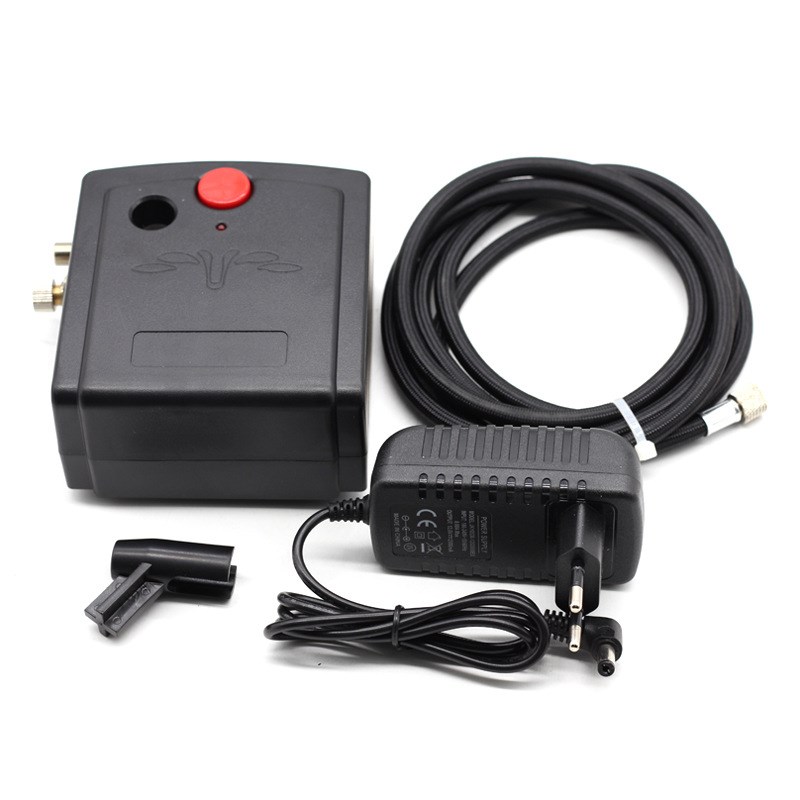 厂家直供跨境迷你小气泵喷笔套装模型上色喷漆美甲化妆