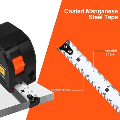50m+5m Laser Tape Measure  2合一激光测距卷尺智能数显卷尺