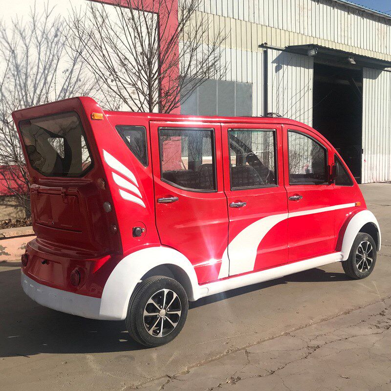 三排8座电动巡逻车公园校园旅游景区观光车全封闭治安电动巡逻车