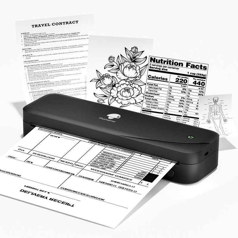 Portable A4 Printer Bluetooth Inkless Thermal Printer