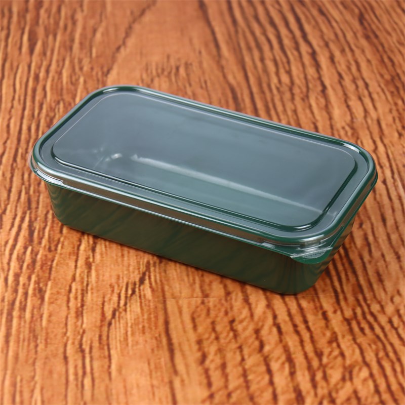 西点包装盒泸溪河中式糕点桃酥蛋卷泡芙盒一次性绿色底塑料西点盒