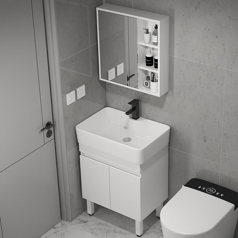 实木浴室柜陶瓷一体盆落地式白色小户型超窄洗手盆柜洗脸盆池,家装主材,浴室柜组合,淘宝优惠券,粉丝福利购,淘宝优惠卷