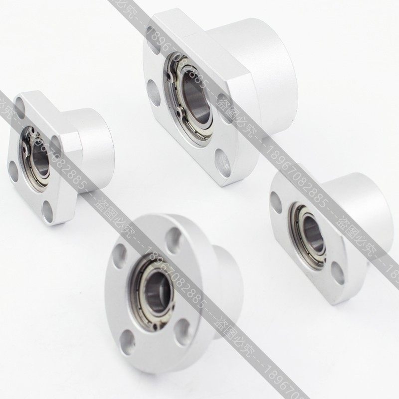 双轴承座方形法兰轴承座组件轴承固定座铝合金带座轴承BASB BGSB