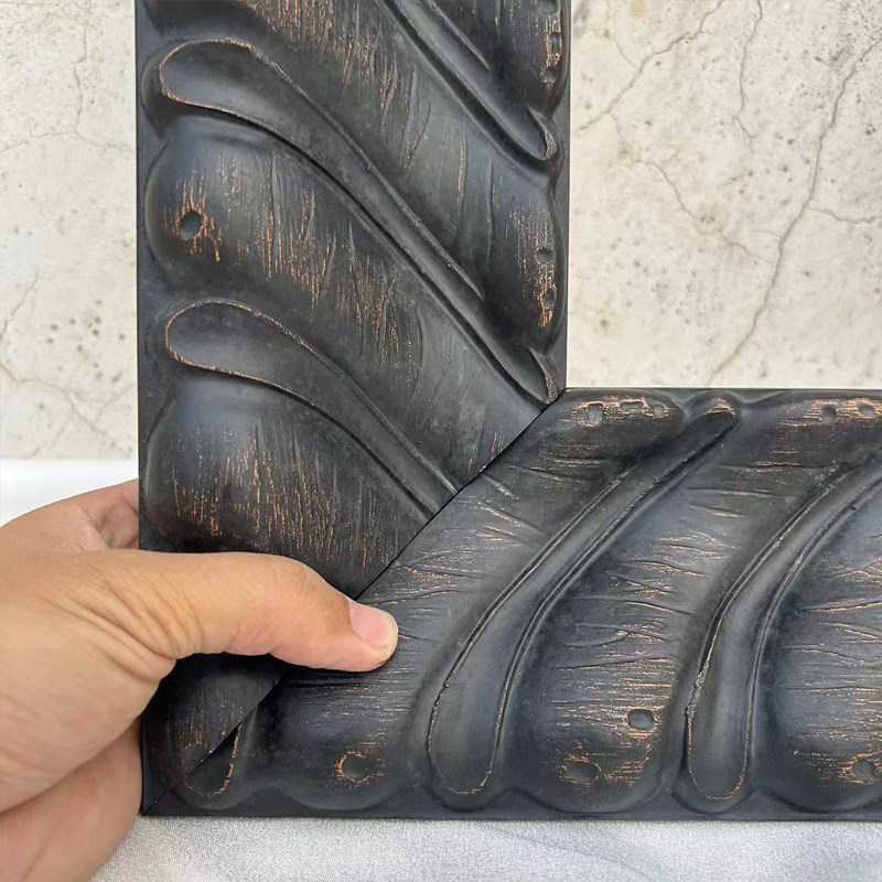 复古实木宽边10厘米油画框外框装裱油画唐卡国画照片挂墙定制尺寸