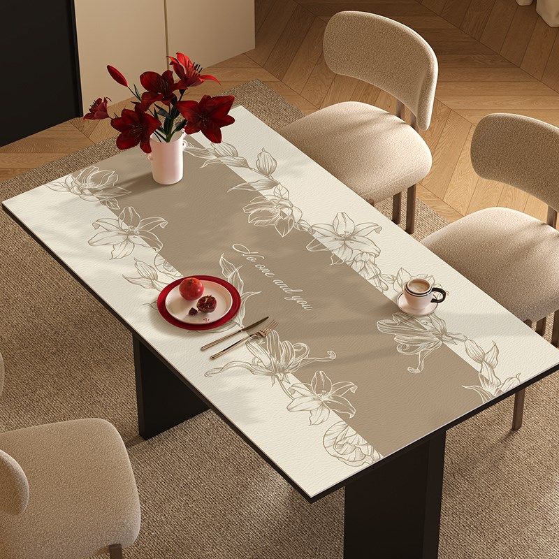 长方形桌布免洗防水防油餐桌垫隔热垫防烫耐高温客厅茶几桌垫,居家布艺,桌布,淘宝优惠券,粉丝福利购,淘宝优惠卷