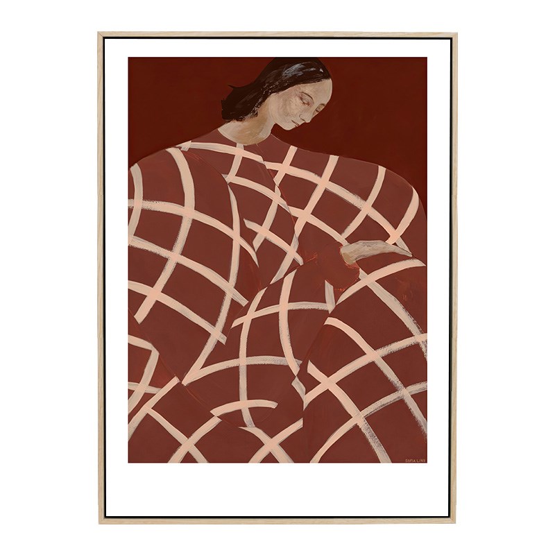 港画 丹麦设计Sofia Lind抽象艺术装饰画入户玄关挂画餐厅壁画